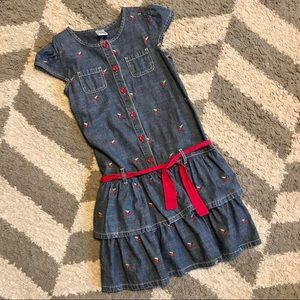 Denim Cherry Dress